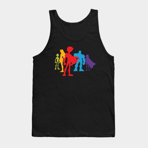 Teen Titans - Cartoon Network Tank Top by Bystanders